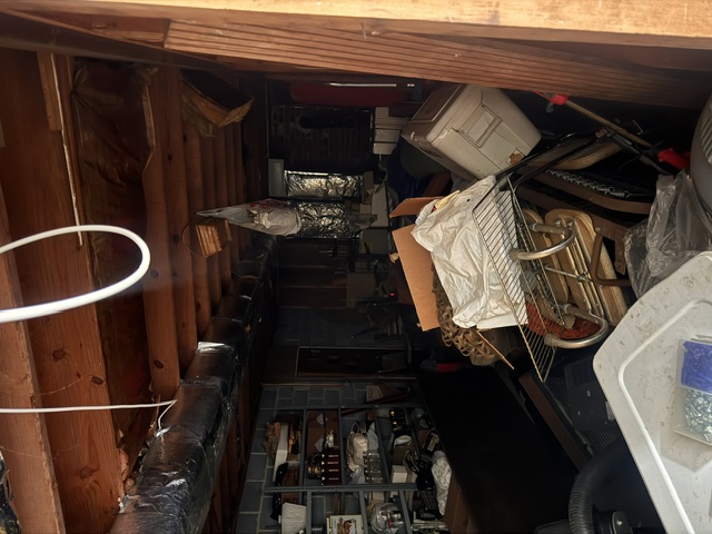 Storage room junk removal — before