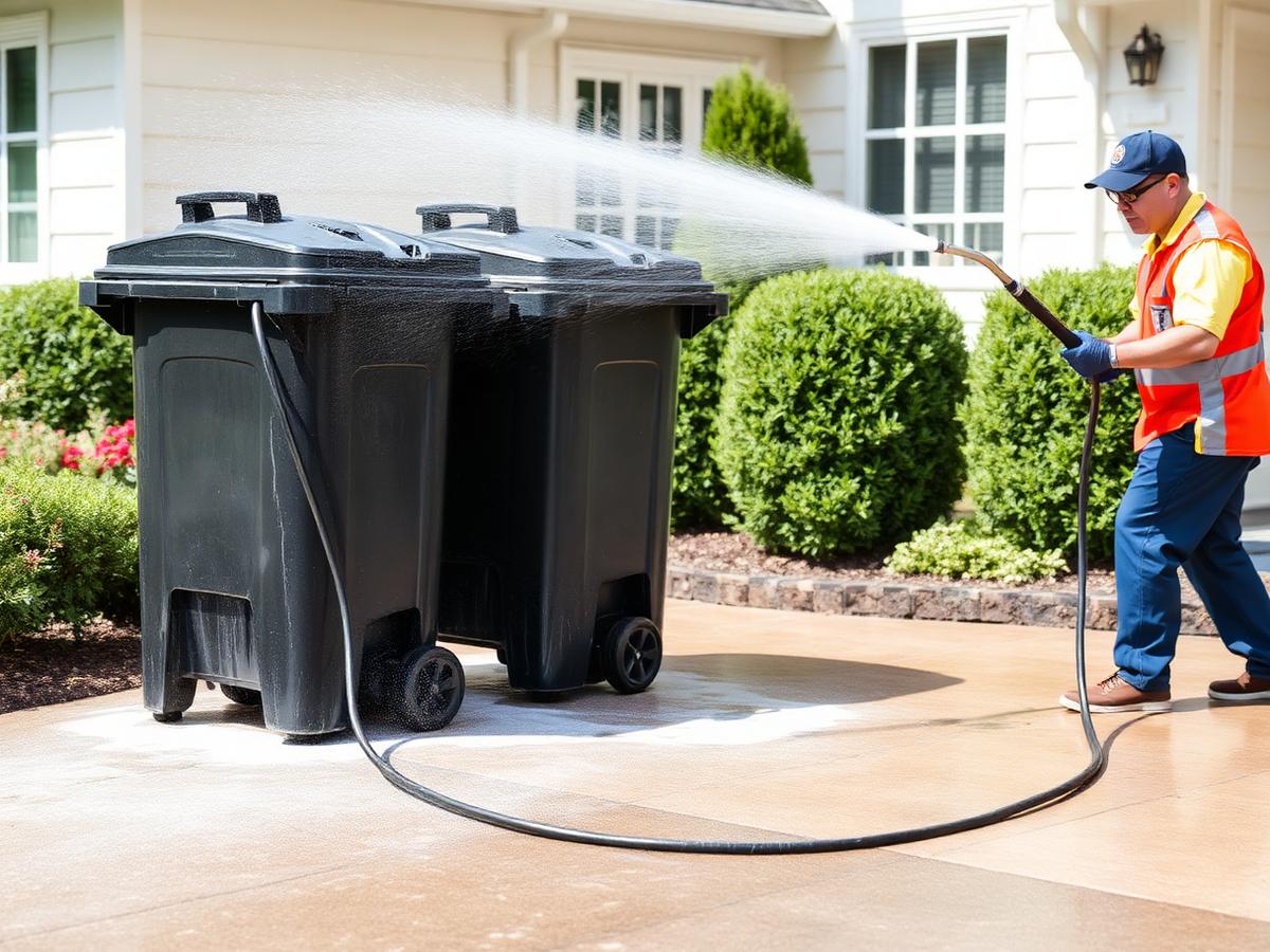 Trash Can Cleaning